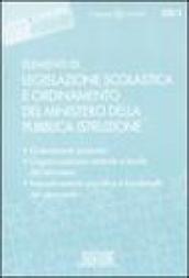 Elementi di legislazione scolastica e ordinamento del Ministero della Pubblica Istruzione