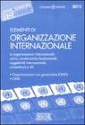 Elementi di organizzazione internazionale