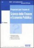 Prepararsi per l'esame di scienza delle finanze e economia pubblica