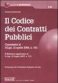 Il codice dei contratti pubblici