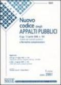 Nuovo codice degli appalti pubblici