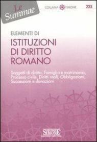Elementi di istituzioni di diritto romano