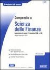 Compendio di scienza delle finanze