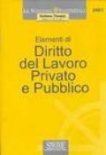 Elementi di diritto del lavoro privato e pubblico