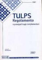 Tulps. Regolamento e leggi complementari