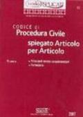 Codice di procedura civile spiegato articolo per articolo