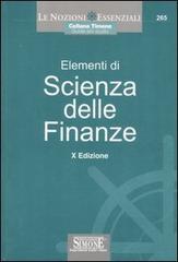 Elementi di scienza delle finanze