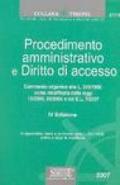Procedimento amministrativo e diritto di accesso