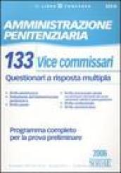 Amministrazione penitenziaria. 133 vice commissari. Questionari a risposta multipla