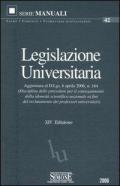 Legislazione universitaria