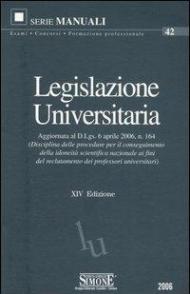 Legislazione universitaria