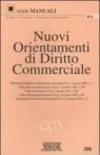 Nuovi orientamenti di diritto commerciale