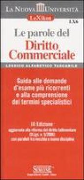 Le parole del diritto commerciale. Guida alle domande d'esame più ricorrenti e alla comprensione dei termini specialistici