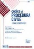 Codice di procedura civile e leggi complementari