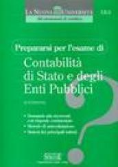 Prepararsi per l'esame di contabilità di Stato e degli enti pubblici