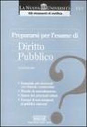 Prepararsi per l'esame di diritto pubblico