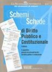 Schemi & schede di diritto pubblico e costituzionale