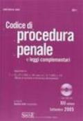 Codice di procedura penale e leggi complementari. Con CD-ROM