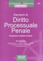 Elementi di diritto processuale penale