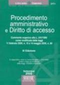 Procedimento amministrativo e diritto di accesso