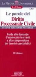 Le parole del diritto processuale civile