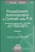 Procedimento amministrativo e contratti della p.a.