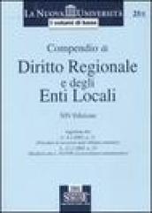 Compendio di diritto regionale e degli enti locali