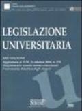 Legislazione universitaria