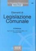 Elementi di legislazione comunale