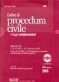 Codice di procedura civile e leggi complementari. Con CD-ROM