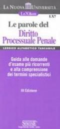 Le parole del diritto processuale penale