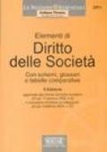 Elementi di diritto delle società. Con schemi, glossari e tabelle comparative