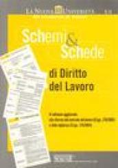 Schemi & schede di diritto del lavoro