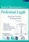 Scuole di specializzazione per le professioni legali. Quiz per l'esame di ammissione