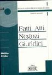 Fatti, atti, negozi giuridici. Diritto civile. Con CD-ROM