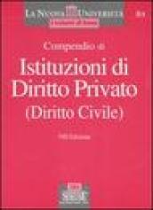 Compendio di istituzioni di diritto privato (diritto civile)