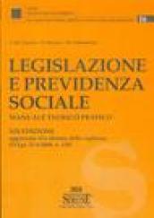 Legislazione e previdenza sociale. Manuale teorico pratico