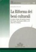 La riforma dei beni culturali