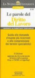 Le parole del diritto del lavoro. Guida alle domande d'esame più ricorrenti e alla comprensione dei termini specialistici