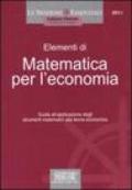 Matematica per l'economia: Guida all'applicazione degli strumenti matematici alla teoria economica (Le nozioni essenziali. Guide allo studio)