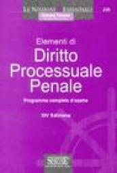 Elementi di diritto processuale penale