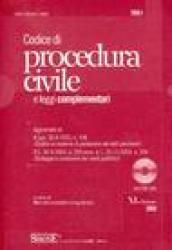 Codice di procedura civile. Leggi complementari. Con CD-ROM