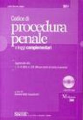 Codice di procedura penale e leggi complementari. Con CD-Rom