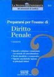 Prepararsi per l'esame di diritto penale