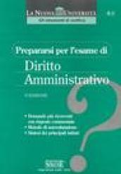 Prepararsi per l'esame di diritto amministrativo