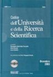 Codice dell'Università e della ricerca scientifica. Con CD-ROM