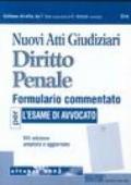 Nuovi atti giudiziari. Diritto penale. Formulario commentato per l'esame di avvocato