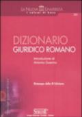 Dizionario giuridico romano