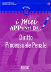 I miei appunti di...-Corredi didattici di... Diritto processuale penale