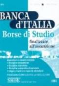 Banca d'Italia. Borse di studio finalizzate all'assunzione